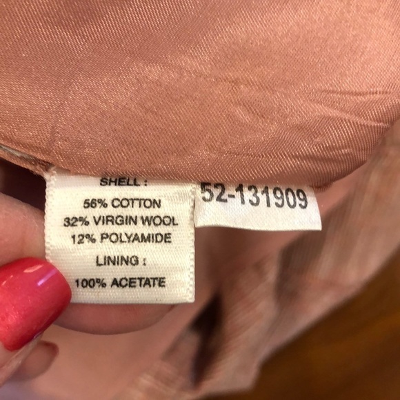 Ann Taylor Trending  Pink Tweed Wool Blend Skirt - Picture 7 of 8